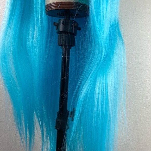 Blue Lace Wig,Baby Blue Wig - Picture 7 of 10